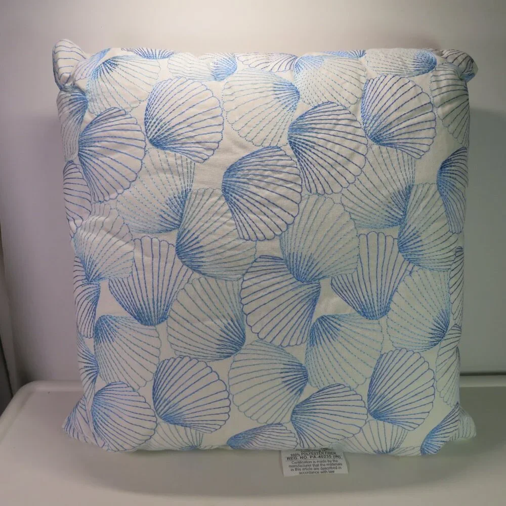 N/A blue embroidered